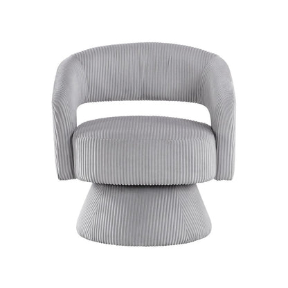 Homelegance  - Upton Swivel Chair in Gray - 1013GRY-1  view 3