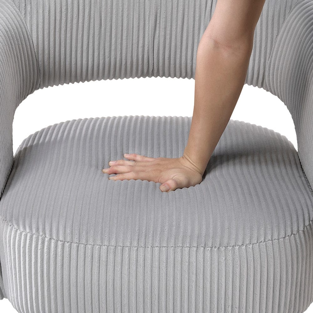 Homelegance  - Upton Swivel Chair in Gray - 1013GRY-1  view 7