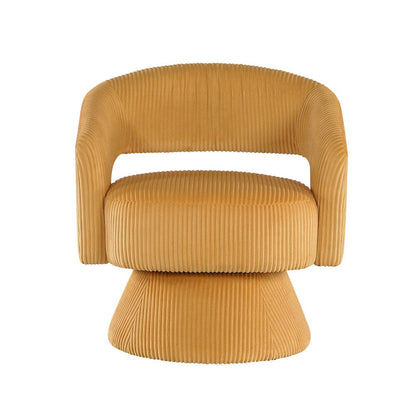 Homelegance  - Upton Swivel Chair in Yellow - 1013YLW-1  view 4