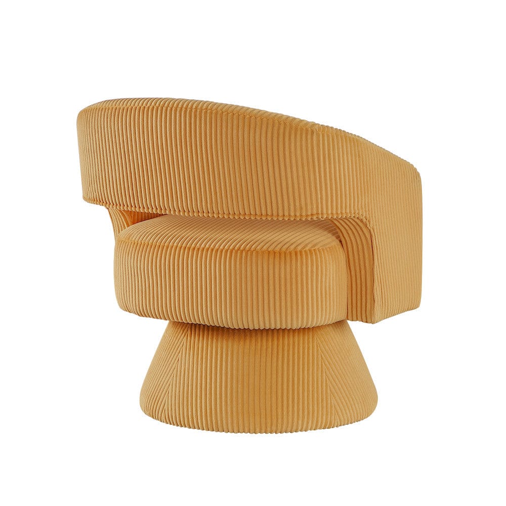 Homelegance  - Upton Swivel Chair in Yellow - 1013YLW-1  view 6