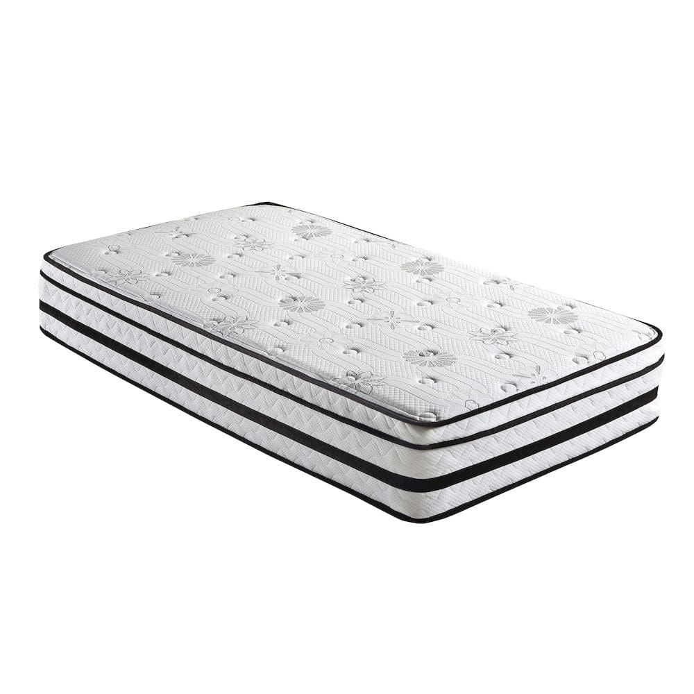 Homelegance  - Vela 12" Twin Hybrid Mattress in White - MT-PH12T  view 1