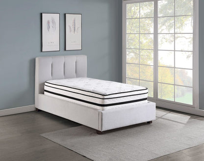 Homelegance  - Vela 12" Twin Hybrid Mattress in White - MT-PH12T  view 4