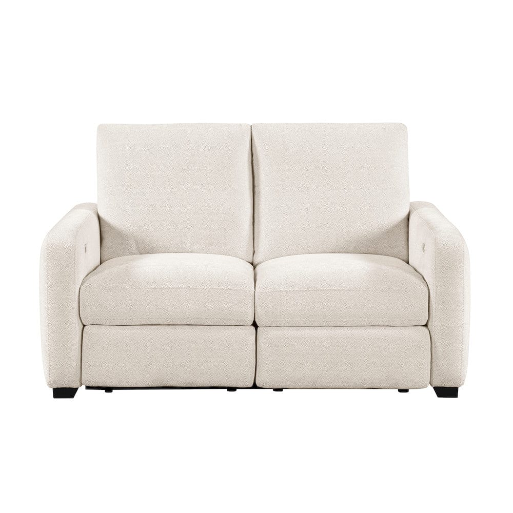 Homelegance  - Vera Power Double Reclining Love Seat W/ USB Charging Ports in Beige - 8479BEG-2PW  view 1