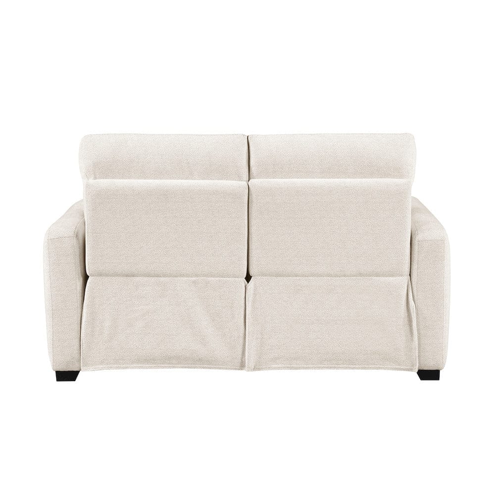 Homelegance  - Vera Power Double Reclining Love Seat W/ USB Charging Ports in Beige - 8479BEG-2PW  view 4