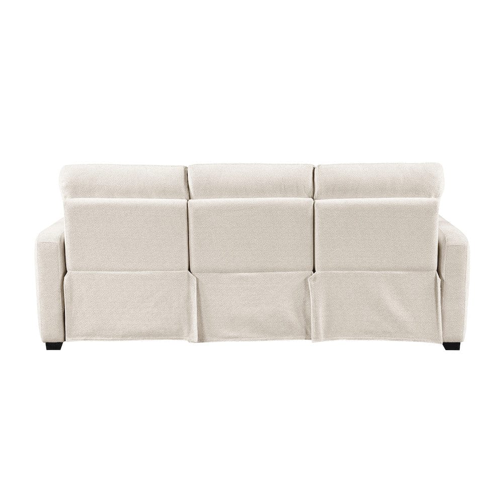 Homelegance  - Vera Power Double Reclining Sofa W/ USB Charging Ports in Beige - 8479BEG-3PW  view 3