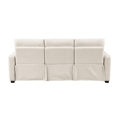 Homelegance  - Vera Power Double Reclining Sofa W/ USB Charging Ports in Beige - 8479BEG-3PW  view 3