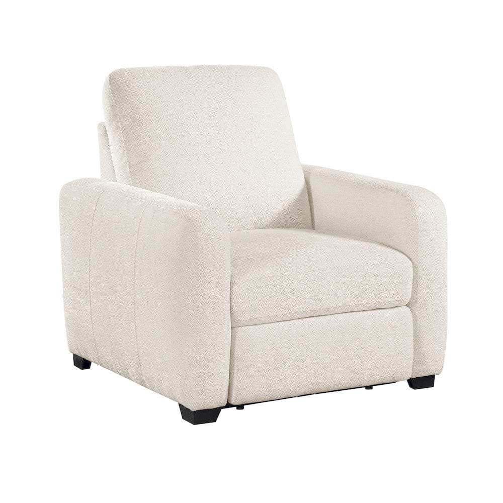 Homelegance  - Vera Power Reclining Chair W/ USB Charging Ports in Beige - 8479BEG-1PW  view 1