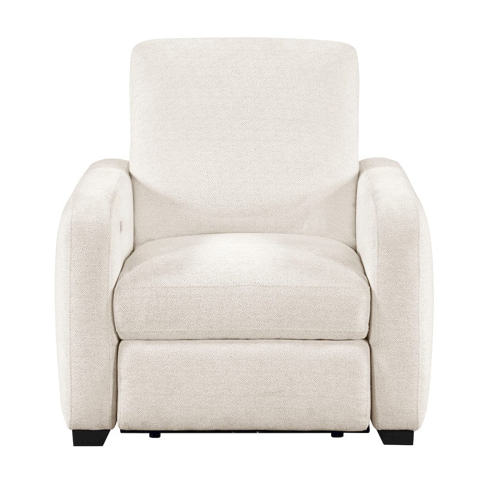 Homelegance  - Vera Power Reclining Chair W/ USB Charging Ports in Beige - 8479BEG-1PW  view 4