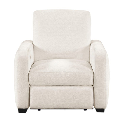 Homelegance  - Vera Power Reclining Chair W/ USB Charging Ports in Beige - 8479BEG-1PW  view 4