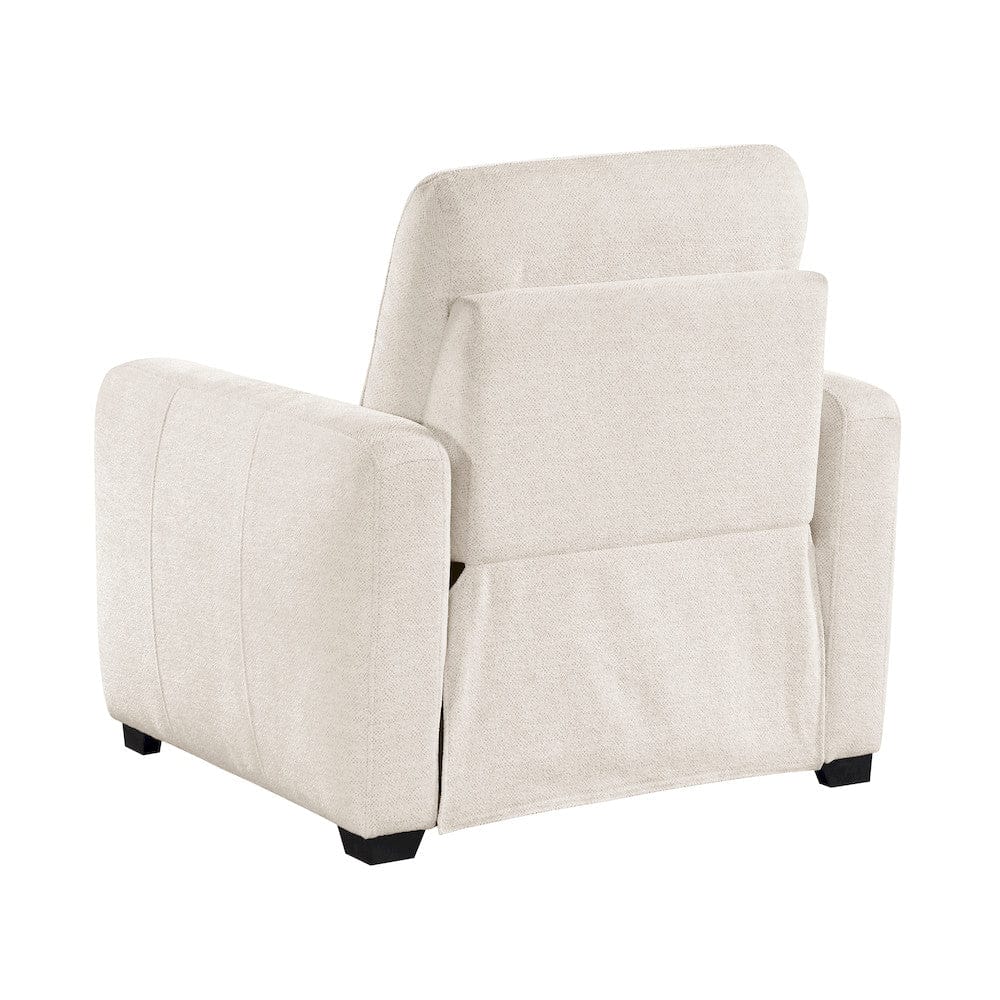 Homelegance  - Vera Power Reclining Chair W/ USB Charging Ports in Beige - 8479BEG-1PW  view 6