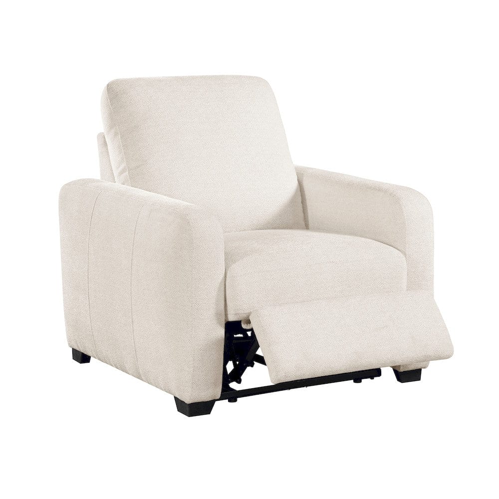 Homelegance  - Vera Power Reclining Chair W/ USB Charging Ports in Beige - 8479BEG-1PW  view 8