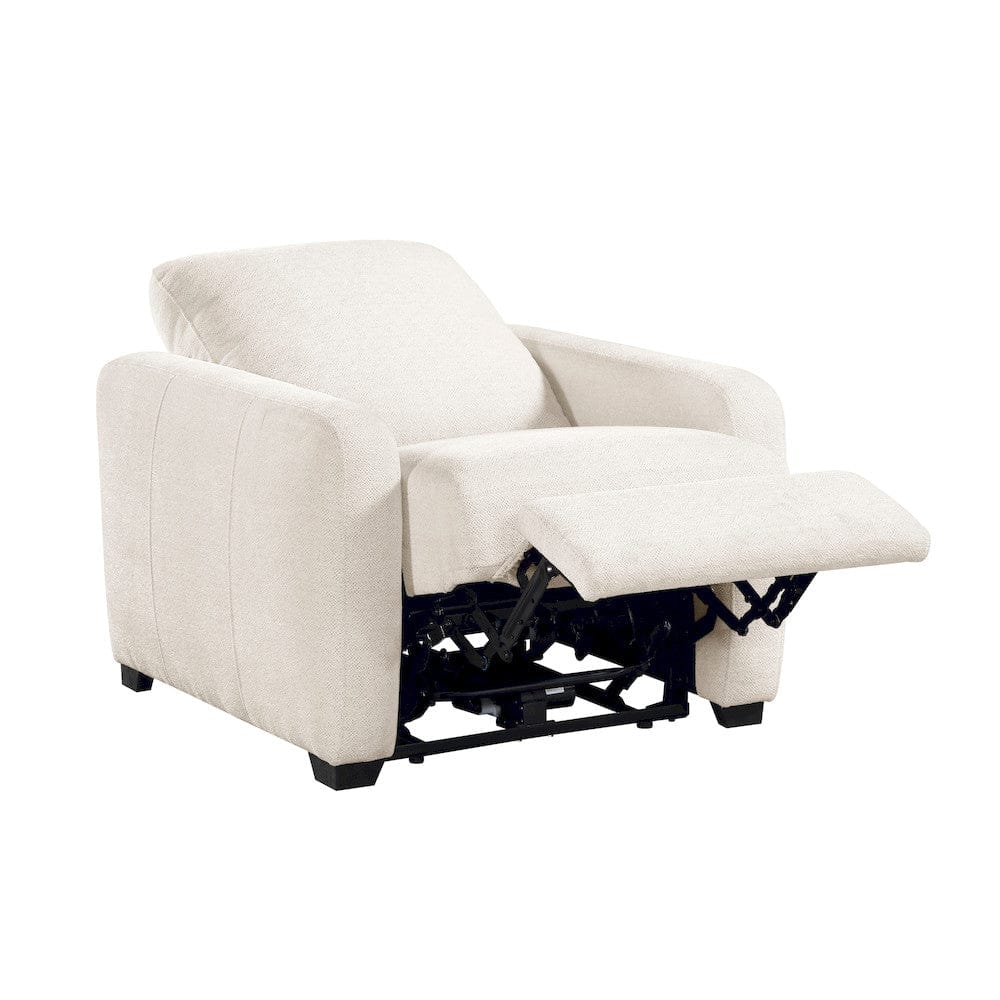 Homelegance  - Vera Power Reclining Chair W/ USB Charging Ports in Beige - 8479BEG-1PW  view 9