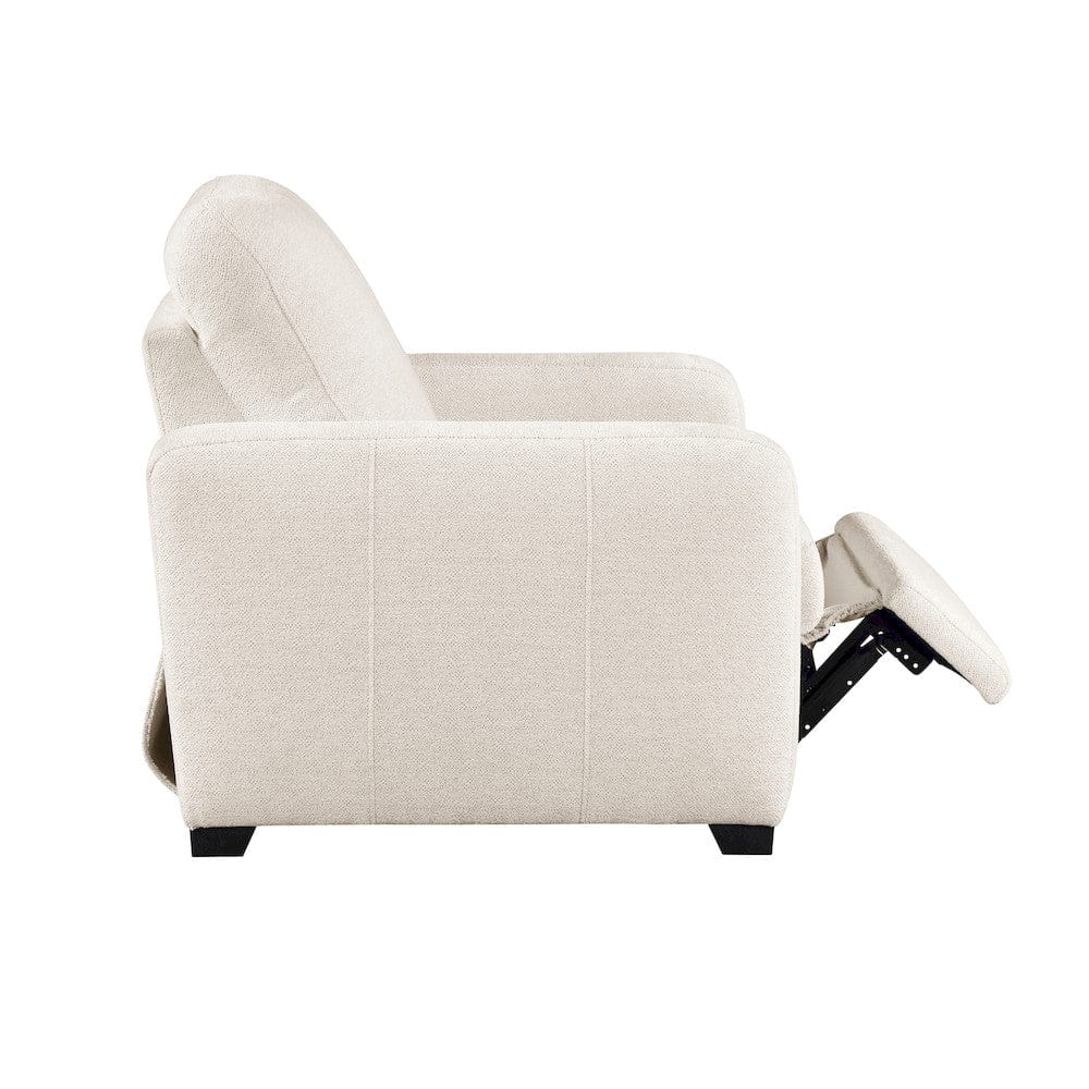 Homelegance  - Vera Power Reclining Chair W/ USB Charging Ports in Beige - 8479BEG-1PW  view 10