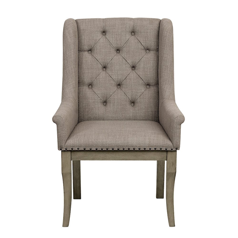 Homelegance  - Vermillion Arm Chair in Cream - 5442A  view 3