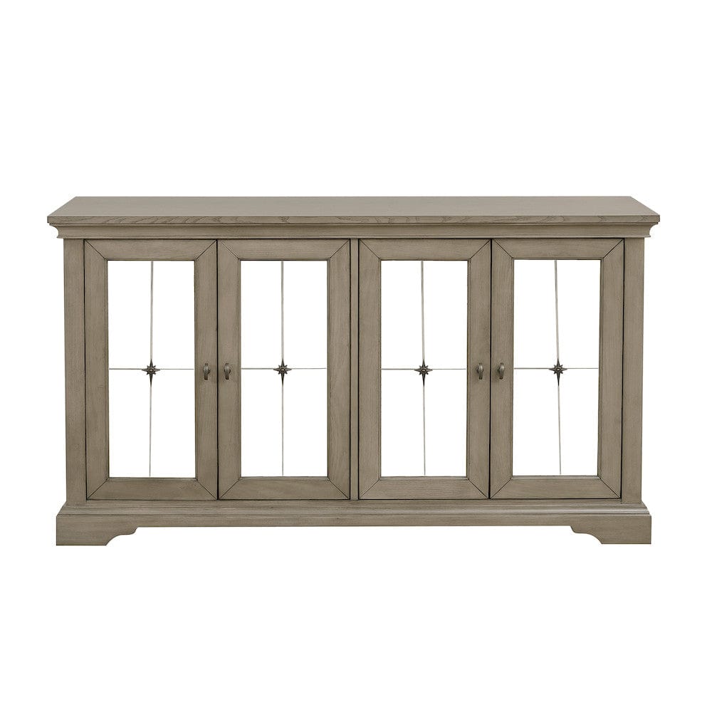 Homelegance  - Vermillion Server W/ Mirrored Door - 5442-40  view 1