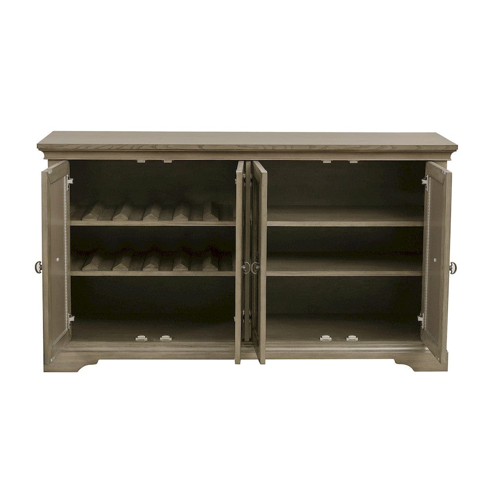 Homelegance  - Vermillion Server W/ Mirrored Door - 5442-40  view 3