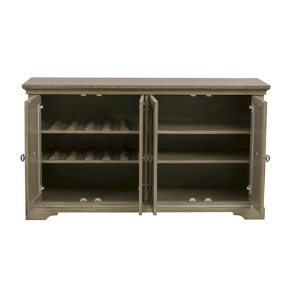 Homelegance  - Vermillion Server W/ Mirrored Door - 5442-40  view 3