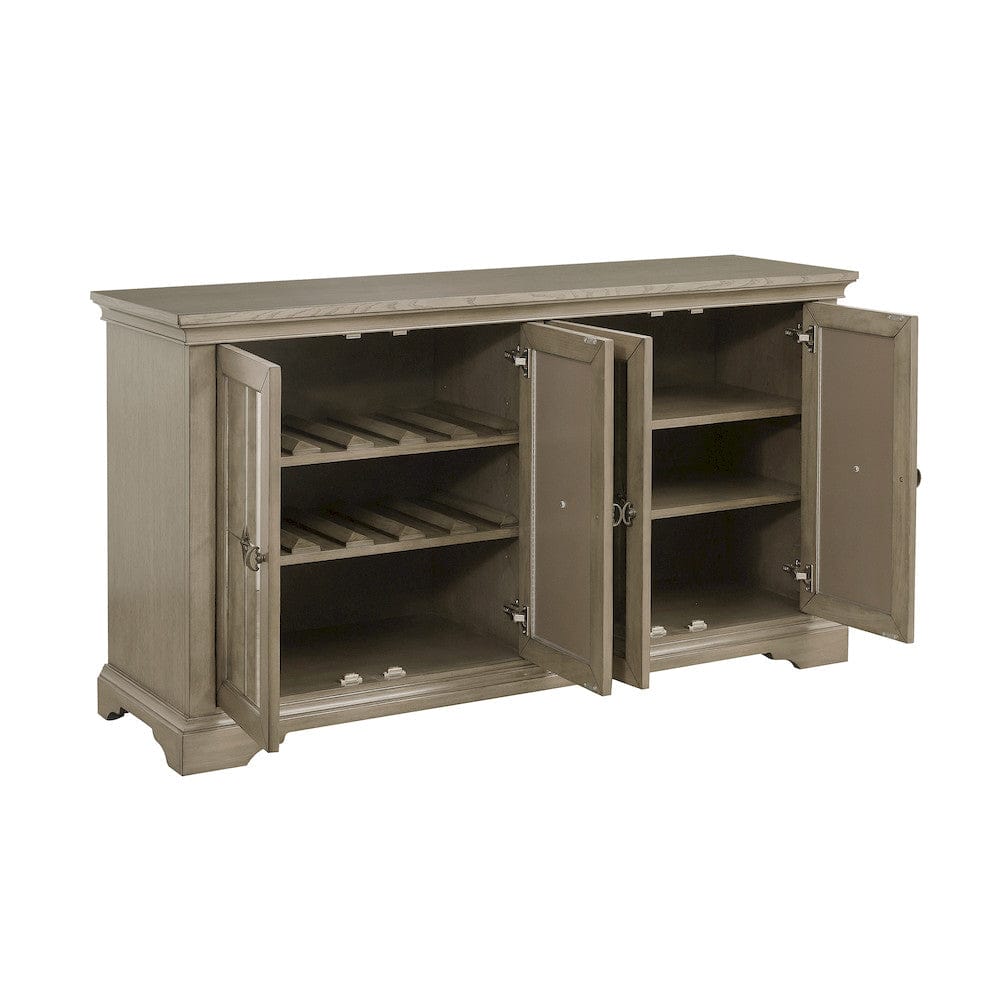 Homelegance  - Vermillion Server W/ Mirrored Door - 5442-40  view 4