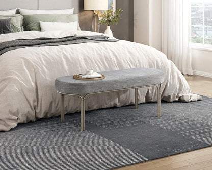 Homelegance  - Waldon Bench in Gray - 4997  view 4