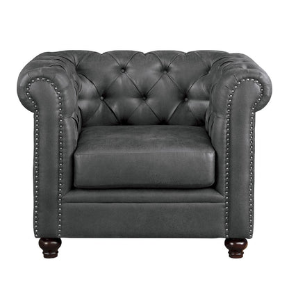 Homelegance  - Wallstone Chair in Gray - 9517GRY-1  view 1
