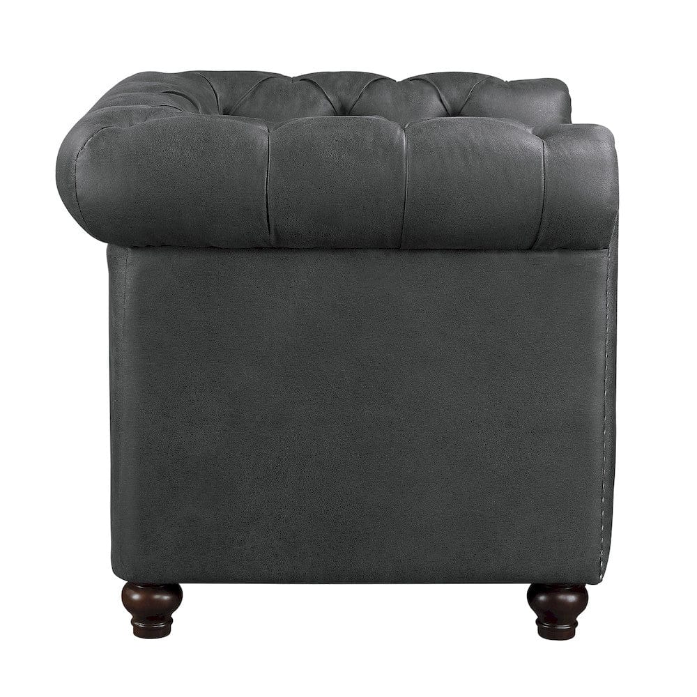 Homelegance  - Wallstone Chair in Gray - 9517GRY-1  view 3