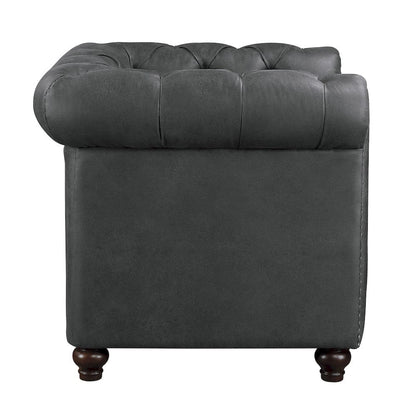 Homelegance  - Wallstone Chair in Gray - 9517GRY-1  view 3