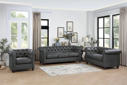 Homelegance  - Wallstone Chair in Gray - 9517GRY-1  view 4