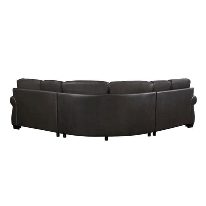 Homelegance  - Wareham 3-Piece Sectional in Dark brown - 9289DBxSC  view 3