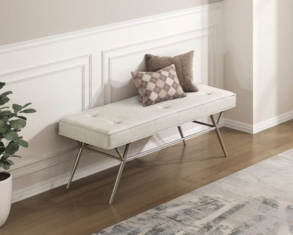 Homelegance  - Warren Bench in Beige - 4995  view 2