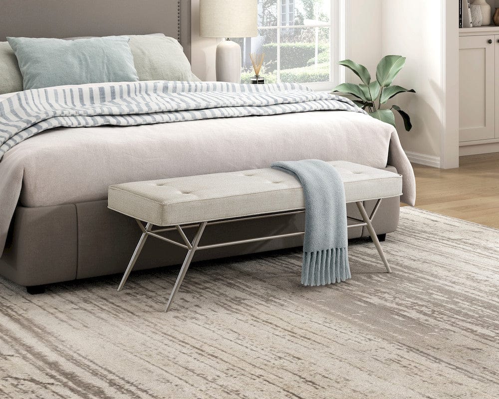 Homelegance  - Warren Bench in Beige - 4995  view 3