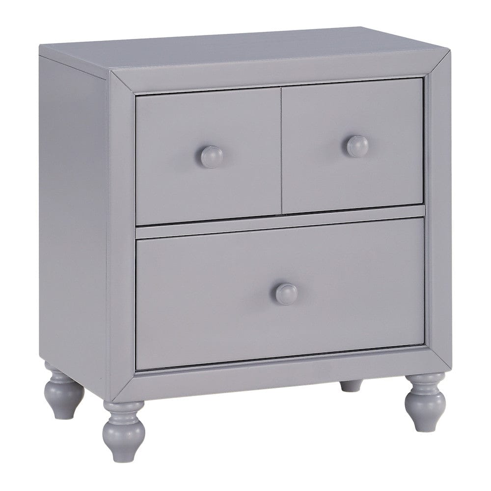 Homelegance  - Wellsummer Night Stand - 1803GY-4  view 1