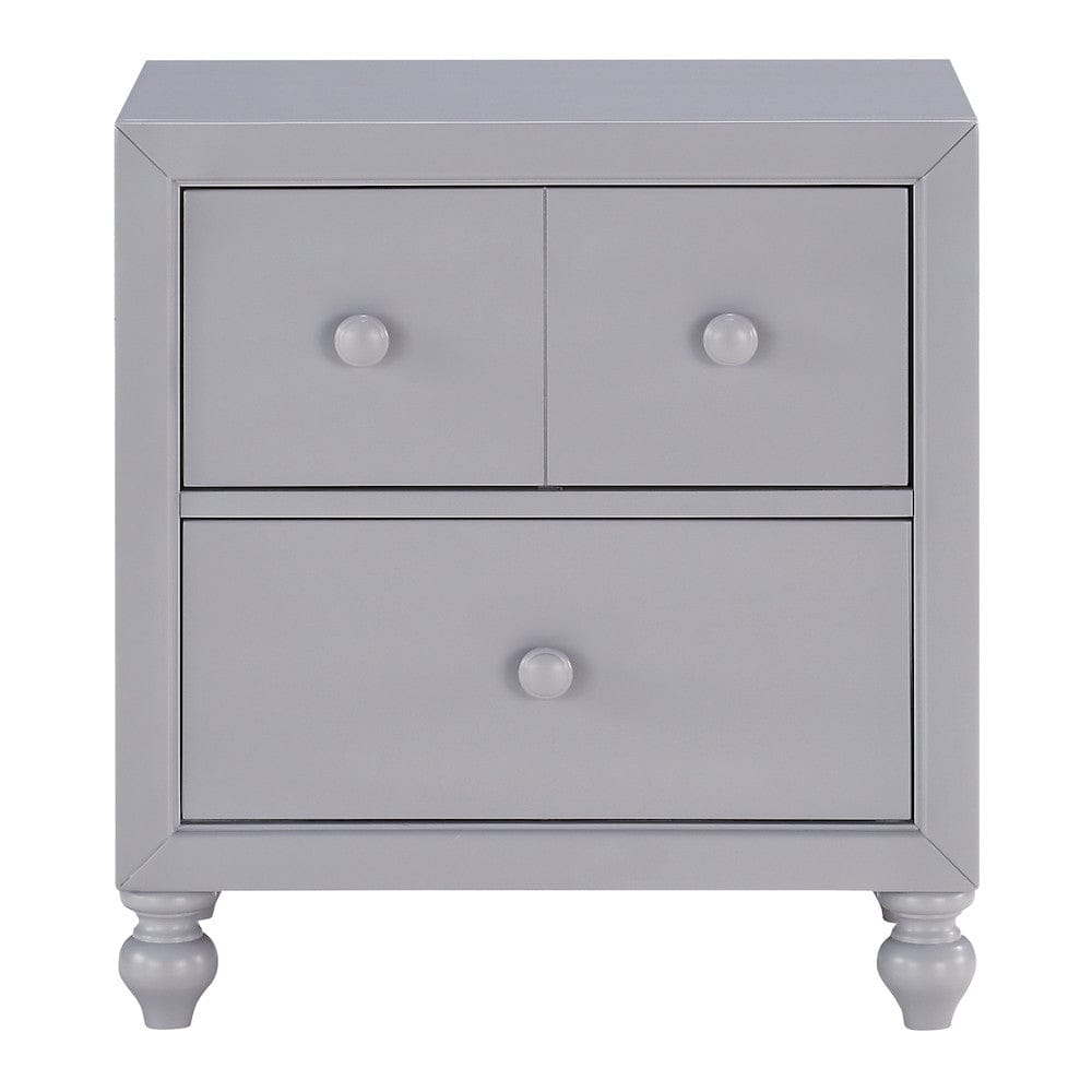 Homelegance  - Wellsummer Night Stand - 1803GY-4  view 4