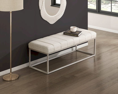 Homelegance  - Wendell Bench in Beige - 4996  view 3