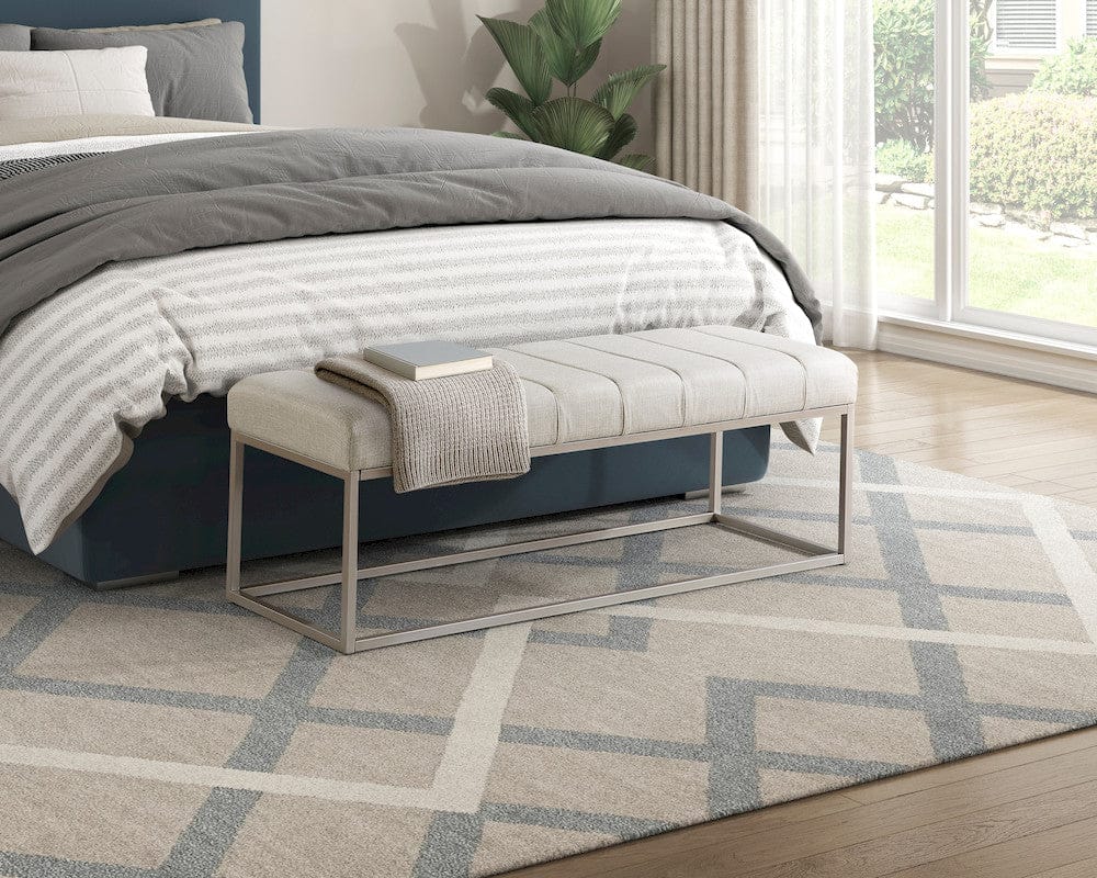 Homelegance  - Wendell Bench in Beige - 4996  view 4