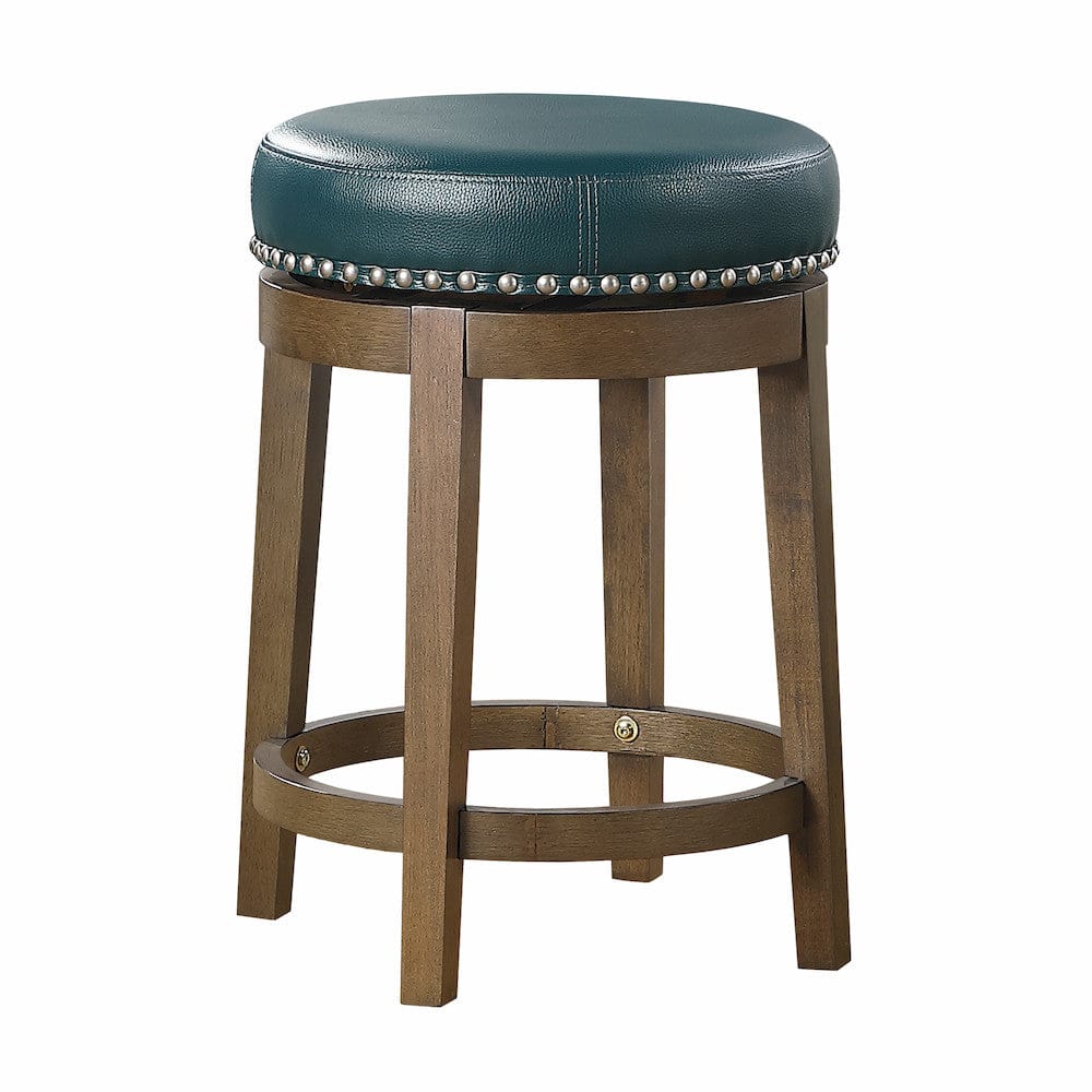 Homelegance  - Westby Round Swivel Counter Height Stool, Green in Green - 5681GEN-24  view 1
