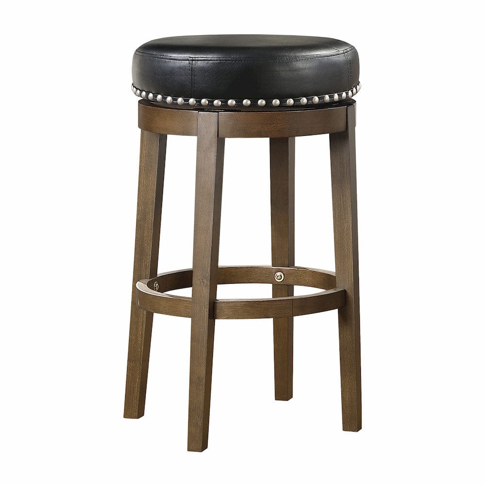 Homelegance  - Westby Round Swivel Pub Height Stool, Black in Black - 5681BLK-29  view 1