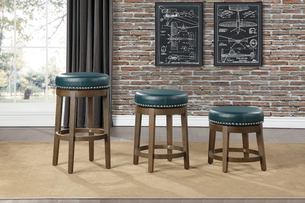 Homelegance  - Westby Round Swivel Stool, Green in Green - 5681GEN-18  view 2