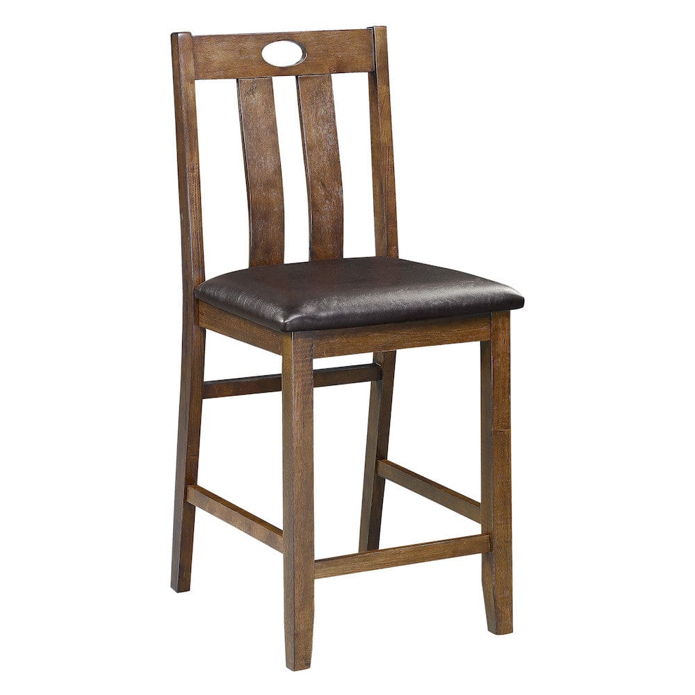 Homelegance  - Weston 5-Piece Pack Counter Height Set in Brown - 5746-36  view 3