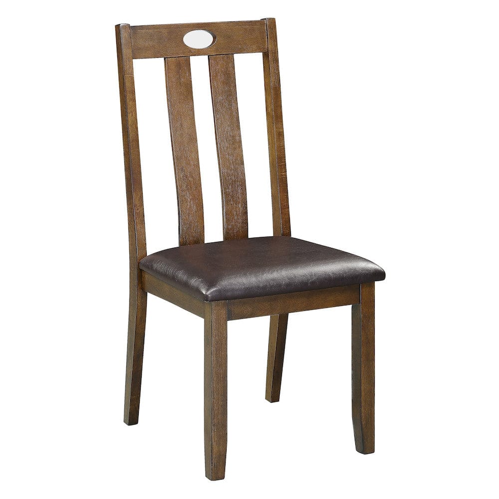 Homelegance  - Weston 5-Piece Pack Dinette Set in Brown - 5746  view 2