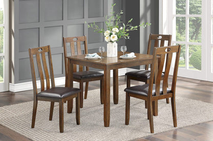 Homelegance  - Weston 5-Piece Pack Dinette Set in Brown - 5746  view 6