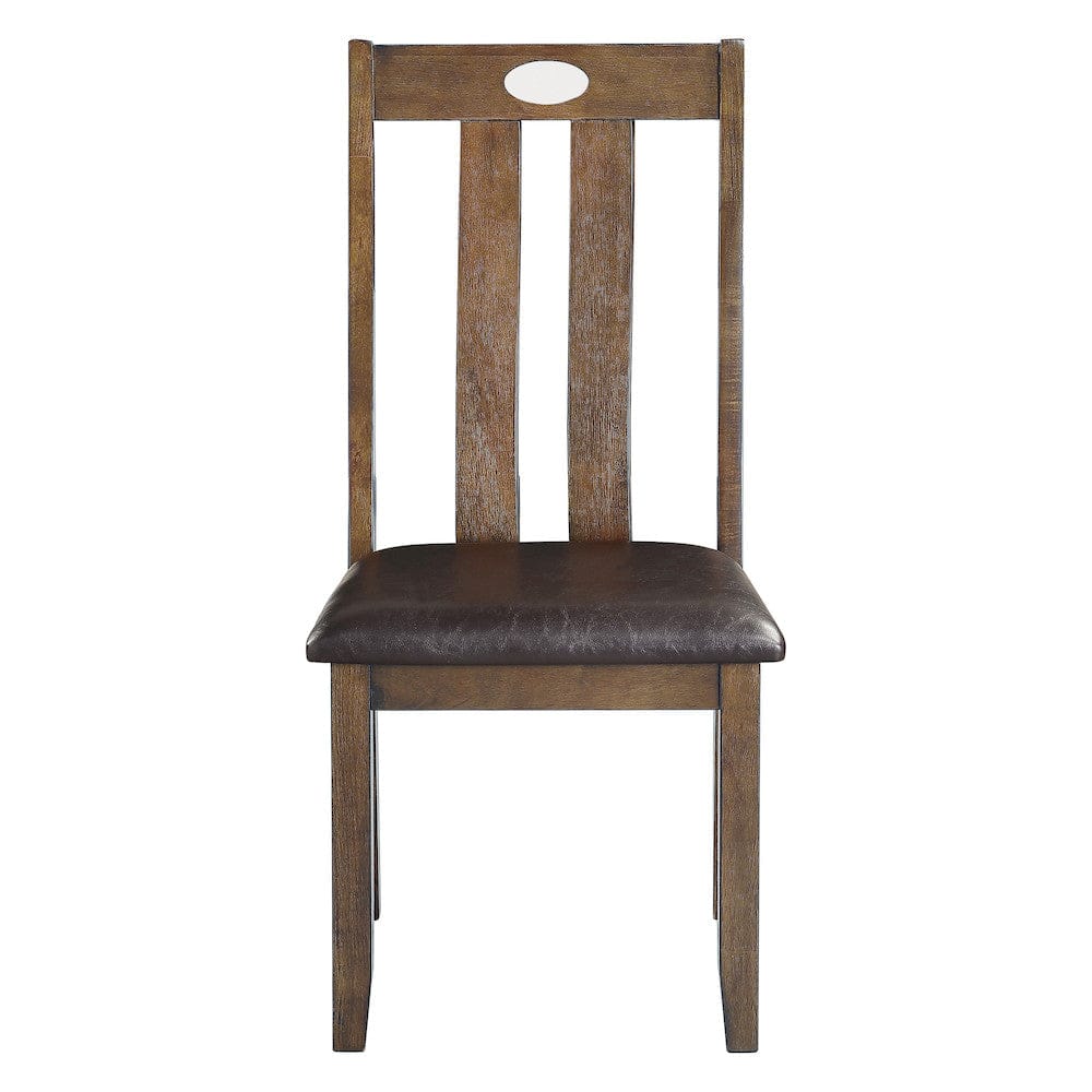Homelegance  - Weston 5-Piece Pack Dinette Set in Brown - 5746  view 9