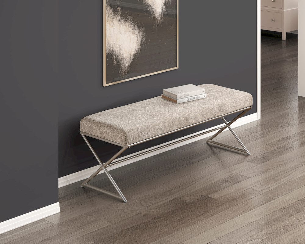 Homelegance  - Wexley Bench in Taupe - 4994  view 3