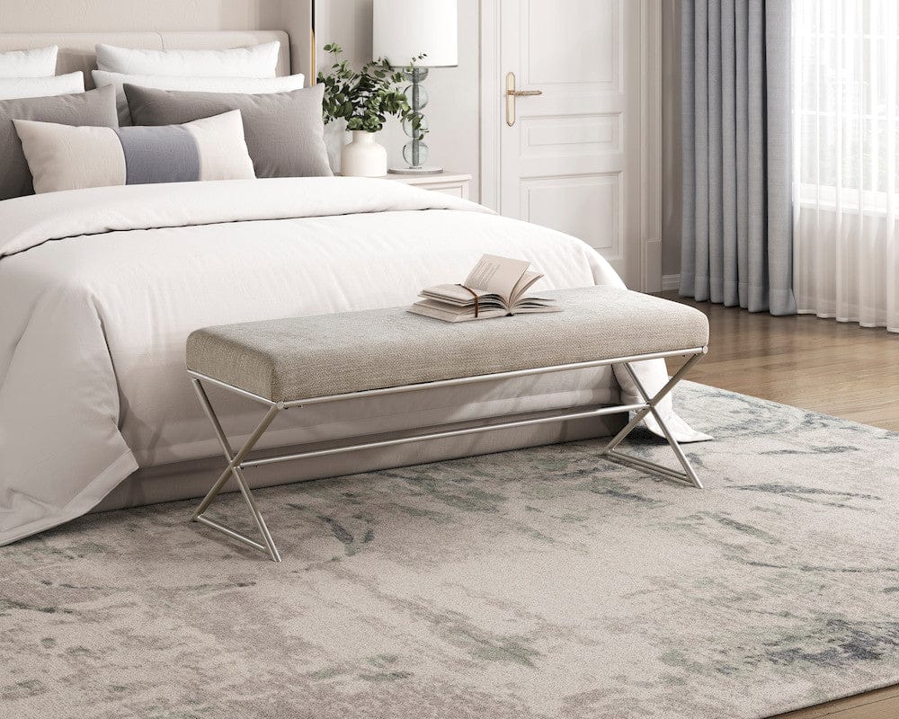 Homelegance  - Wexley Bench in Taupe - 4994  view 4