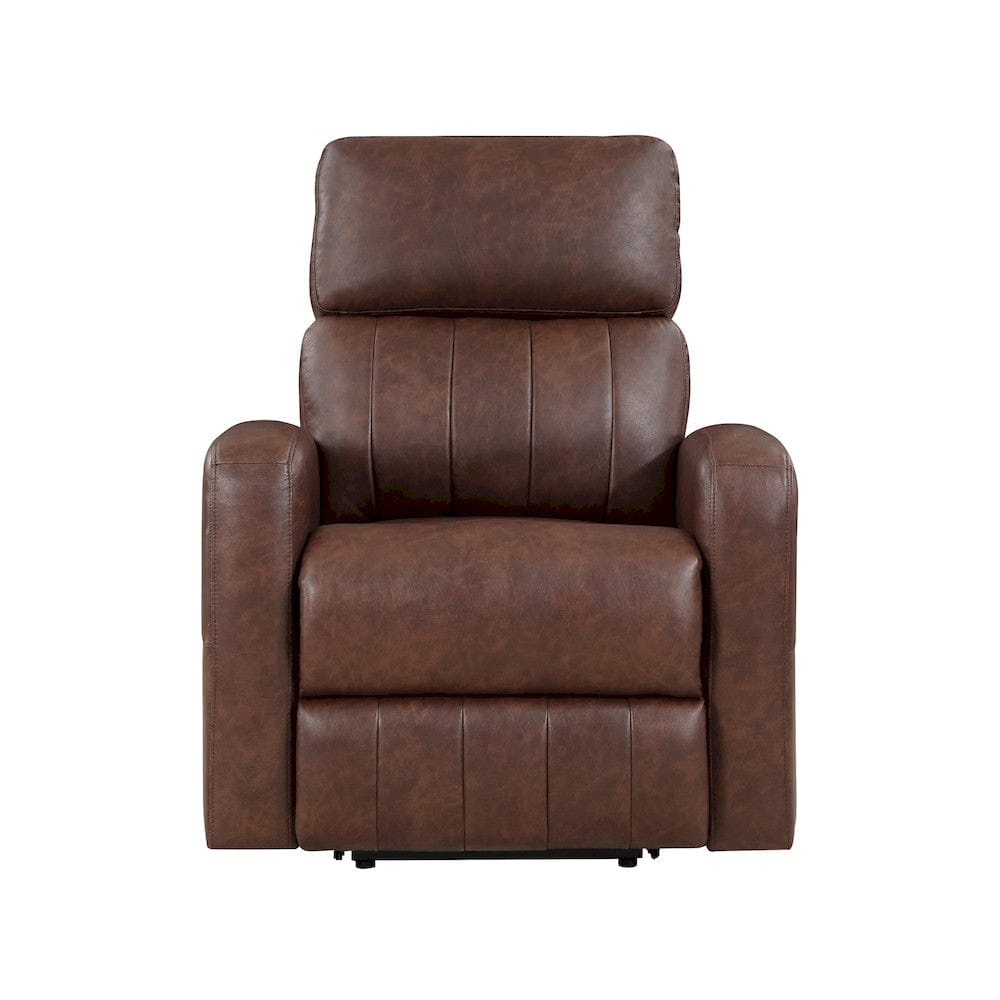 Homelegance  - Wheaton Power Lift Chair in Brown - 9424BR-1LT  view 10