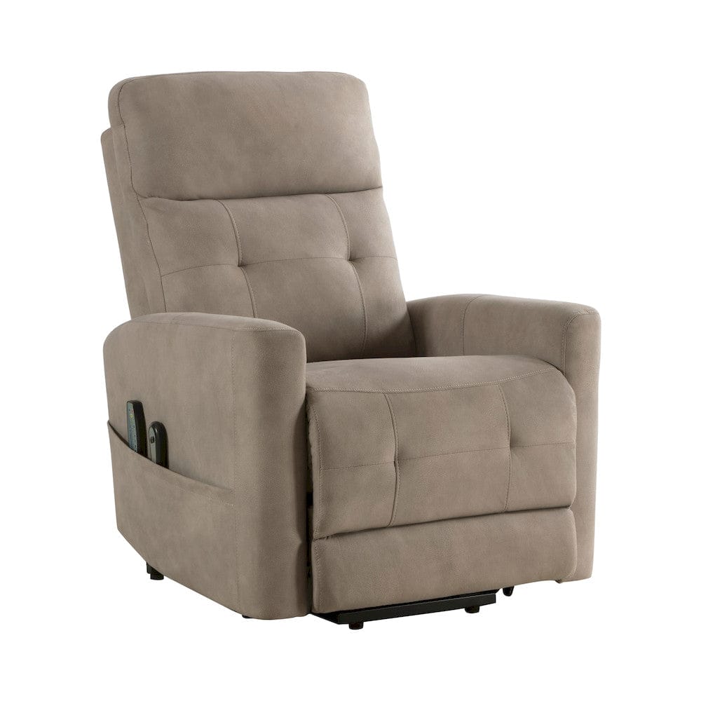 Homelegance  - Wichita Power Lift Chair W/ Massage and Heat in Brown - 9425BR-1LT  view 5