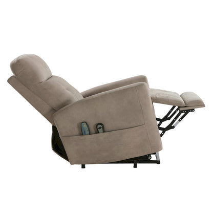 Homelegance  - Wichita Power Lift Chair W/ Massage and Heat in Brown - 9425BR-1LT  view 9