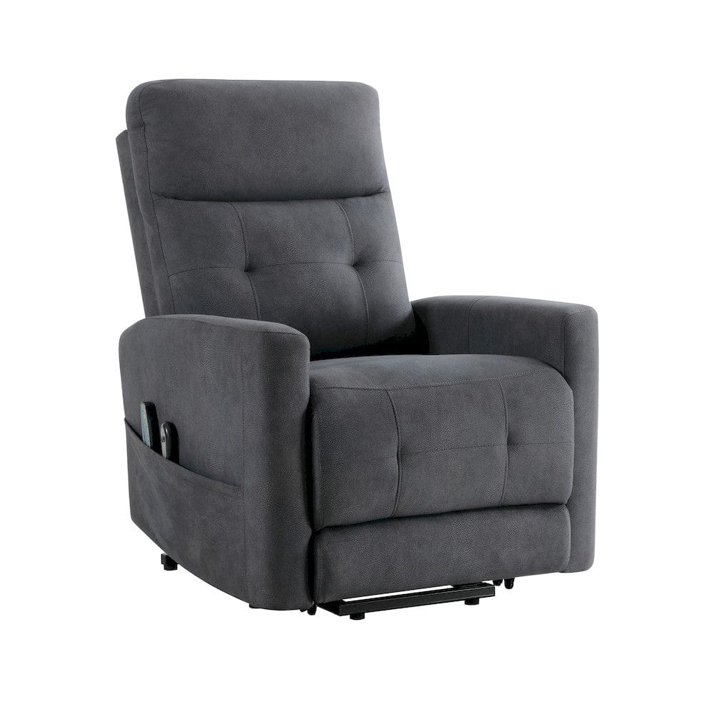 Homelegance  - Wichita Power Lift Chair W/ Massage and Heat in Dark gray - 9425DG-1LT  view 2