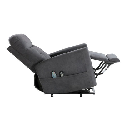 Homelegance  - Wichita Power Lift Chair W/ Massage and Heat in Dark gray - 9425DG-1LT  view 7
