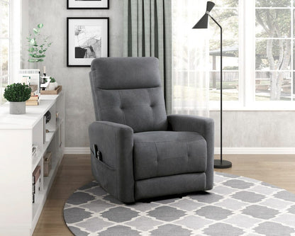 Homelegance  - Wichita Power Lift Chair W/ Massage and Heat in Dark gray - 9425DG-1LT  view 9
