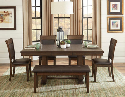 Homelegance  - Wieland Side Chair in Brown - 5614S  view 6